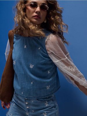 Bluzka damska casual Sinsay ze sklepu: Sinsay w kategorii: Bluzki damskie - zdjęcie CC22A15-4CA-6968_507GY