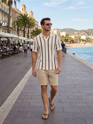 Spodenki męskie casual na lato Sinsay ze sklepu: Sinsay w kategorii: Spodenki męskie - zdjęcie CC22A15-4CA-6968_507HS