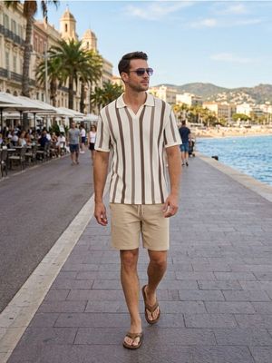 Spodenki męskie casual na lato Sinsay ze sklepu: Sinsay w kategorii: Spodenki męskie - zdjęcie CC22A15-4CA-6968_507HS