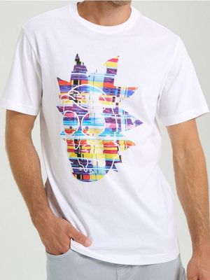 T-shirt męski na wiosnę Sinsay ze sklepu: Sinsay w kategorii: T-shirty męskie - zdjęcie CC22A15-4CA-6968_520EY