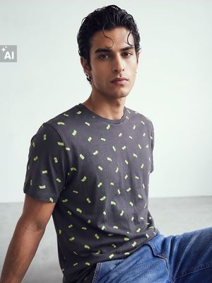Sinsay - T-shirt męski na wiosnę ze sklepu: Sinsay w kategorii: T-shirty męskie - zdjęcie CC22A15-4CA-6968_522KT