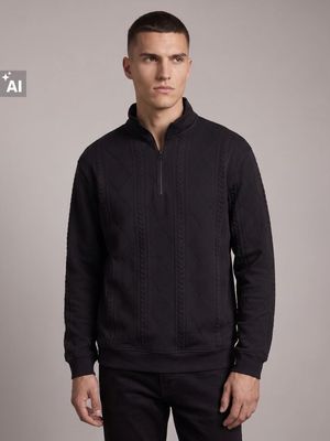 Bluza męska casual Sinsay ze sklepu: Sinsay w kategorii: Bluzy męskie