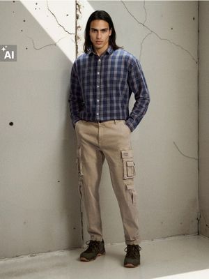 Spodnie męskie casual Sinsay ze sklepu: Sinsay w kategorii: Spodnie męskie - zdjęcie CC22A15-4CA-6968_529HS