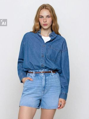 Szorty młodzieżowe casual Sinsay ze sklepu: Sinsay w kategorii: Szorty - zdjęcie CC22A15-4CA-6968_544GY
