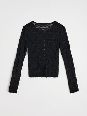 Bluzka damska casual Sinsay ze sklepu: Sinsay w kategorii: Bluzki damskie - zdjęcie CC22A15-4CA-6968_546JP