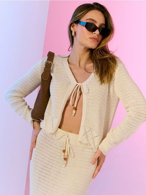 Sweter damski Sinsay ze sklepu: Sinsay w kategorii: Swetry damskie - zdjęcie CC22A15-4CA-6968_548GZ