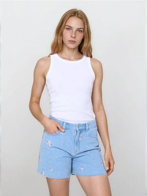 Szorty na lato Sinsay ze sklepu: Sinsay w kategorii: Szorty - zdjęcie CC22A15-4CA-6968_560GY