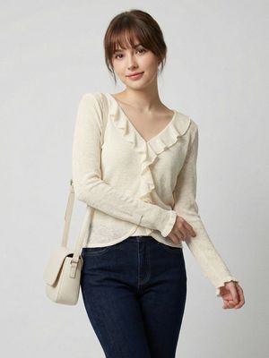 Bluzka damska casual Sinsay ze sklepu: Sinsay w kategorii: Bluzki damskie - zdjęcie CC22A15-4CA-6968_566HC