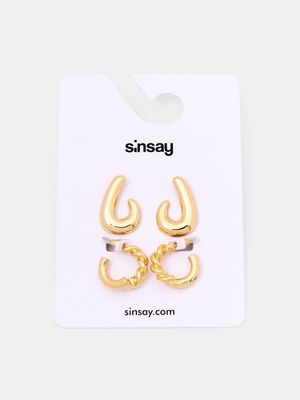 Sinsay - Kolczyki ze sklepu: Sinsay w kategorii: Kolczyki - zdjęcie CC22A15-4CA-6968_566IH