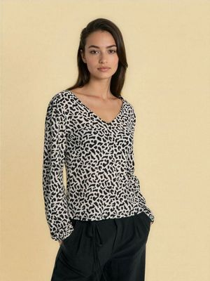 Bluzka damska jesienna Sinsay ze sklepu: Sinsay w kategorii: Bluzki damskie - zdjęcie CC22A15-4CA-6968_568HC
