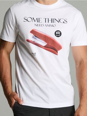 T-shirt męski wiosenny młodzieżowy Sinsay ze sklepu: Sinsay w kategorii: T-shirty męskie - zdjęcie CC22A15-4CA-6968_569EY