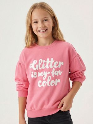 Bluza dziewczęca wiosenna Sinsay ze sklepu: Sinsay w kategorii: Bluzy dziewczęce - zdjęcie CC22A15-4CA-6968_569HN
