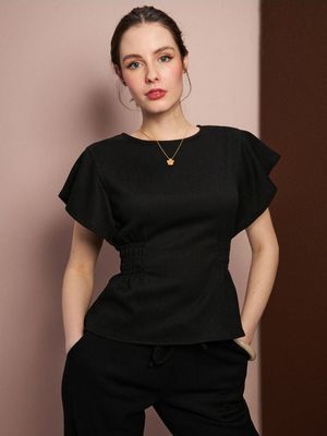 Bluzka damska Sinsay ze sklepu: Sinsay w kategorii: Bluzki damskie - zdjęcie CC22A15-4CA-6968_572DO