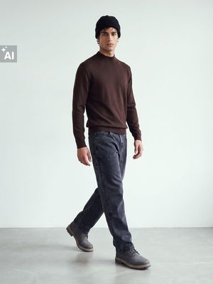 Sweter męski na zimę Sinsay ze sklepu: Sinsay w kategorii: Swetry męskie - zdjęcie CC22A15-4CA-6968_573JV