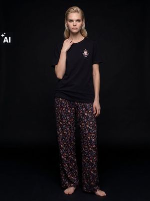 Piżama casual Sinsay ze sklepu: Sinsay w kategorii: Piżamy damskie - zdjęcie CC22A15-4CA-6968_583JU