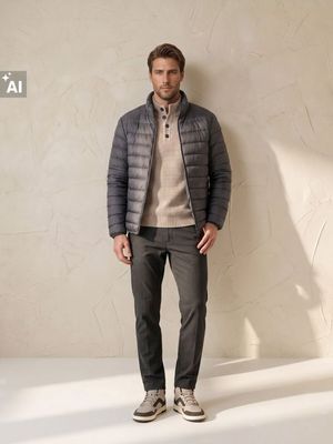 Sweter męski casualowy Sinsay ze sklepu: Sinsay w kategorii: Swetry męskie - zdjęcie CC22A15-4CA-6968_585JV