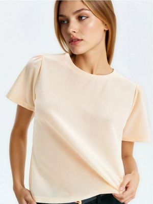 Bluzka damska na wiosnę casual Sinsay ze sklepu: Sinsay w kategorii: Bluzki damskie - zdjęcie CC22A15-4CA-6968_587DO