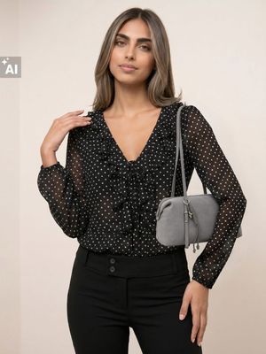 Bluzka damska Sinsay ze sklepu: Sinsay w kategorii: Bluzki damskie - zdjęcie CC22A15-4CA-6968_589LW