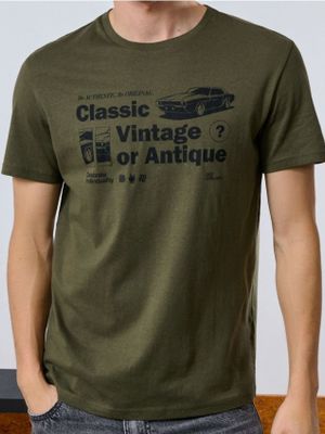 T-shirt męski wiosenny Sinsay ze sklepu: Sinsay w kategorii: T-shirty męskie - zdjęcie CC22A15-4CA-6968_590EY