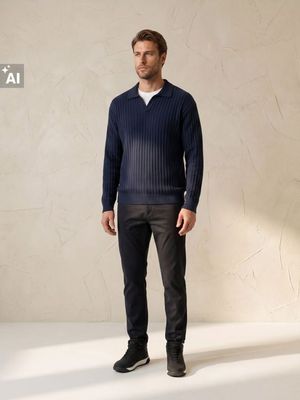 Sweter męski zimowy Sinsay ze sklepu: Sinsay w kategorii: Swetry męskie - zdjęcie CC22A15-4CA-6968_591JV