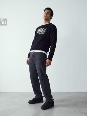 Sweter męski Sinsay ze sklepu: Sinsay w kategorii: Swetry męskie - zdjęcie CC22A15-4CA-6968_593JV