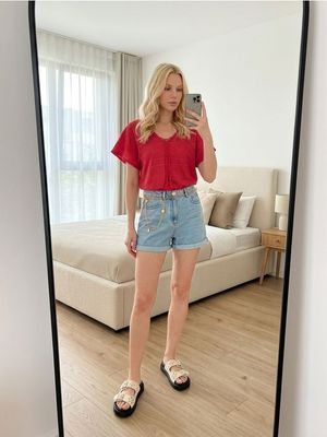 Sinsay - Bluzka damska na wiosnę ze sklepu: Sinsay w kategorii: Bluzki damskie - zdjęcie CC22A15-4CA-6968_612JQ