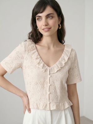 Bluzka damska Sinsay ze sklepu: Sinsay w kategorii: Bluzki damskie - zdjęcie CC22A15-4CA-6968_613JQ