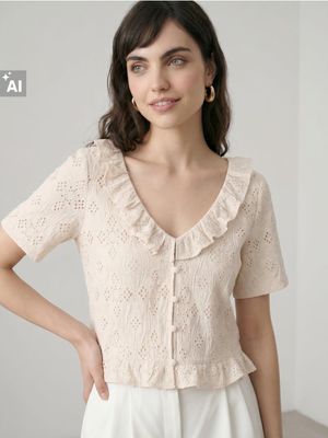 Bluzka damska Sinsay ze sklepu: Sinsay w kategorii: Bluzki damskie - zdjęcie CC22A15-4CA-6968_613JQ