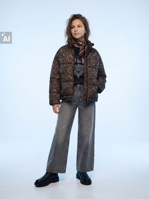 Kurtka dziewczęca na wiosnę Sinsay ze sklepu: Sinsay w kategorii: Kurtki dziewczęce - zdjęcie CC22A15-4CA-6968_614JO