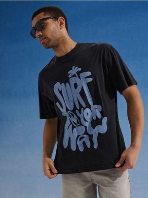 T-shirt męski na wiosnę w stylu młodzieżowym Sinsay ze sklepu: Sinsay w kategorii: T-shirty męskie - zdjęcie CC22A15-4CA-6968_617JD