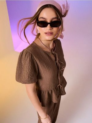 Bluzka damska casualowa Sinsay ze sklepu: Sinsay w kategorii: Bluzki damskie - zdjęcie CC22A15-4CA-6968_618HC