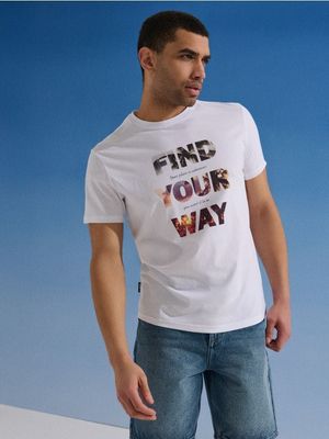Sinsay - T-shirt męski letni ze sklepu: Sinsay w kategorii: T-shirty męskie - zdjęcie CC22A15-4CA-6968_620JD