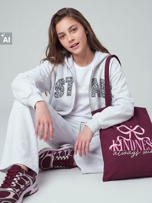 Bluza dziewczęca w nadruki Sinsay ze sklepu: Sinsay w kategorii: Bluzy dziewczęce