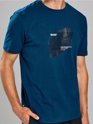 T-shirt męski w stylu młodzieżowym Sinsay ze sklepu: Sinsay w kategorii: T-shirty męskie - zdjęcie CC22A15-4CA-6968_625EY