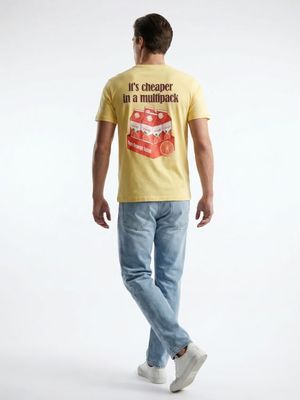 T-shirt męski młodzieżowy Sinsay ze sklepu: Sinsay w kategorii: T-shirty męskie - zdjęcie CC22A15-4CA-6968_627JD