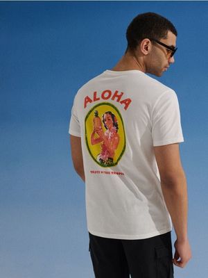 T-shirt męski wiosenny Sinsay ze sklepu: Sinsay w kategorii: T-shirty męskie - zdjęcie CC22A15-4CA-6968_629JD