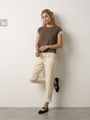 Spodnie damskie casual Sinsay ze sklepu: Sinsay w kategorii: Spodnie damskie