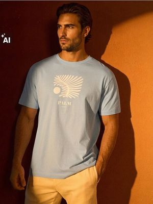 Sinsay - T-shirt męski ze sklepu: Sinsay w kategorii: T-shirty męskie - zdjęcie CC22A15-4CA-6968_644JD