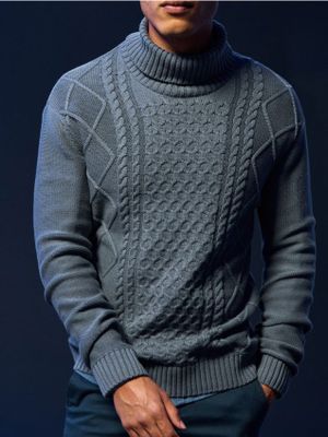 Sweter męski na zimę casual Sinsay ze sklepu: Sinsay w kategorii: Swetry męskie - zdjęcie CC22A15-4CA-6968_645AW