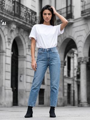 Jeansy damskie Sinsay ze sklepu: Sinsay w kategorii: Jeansy damskie - zdjęcie CC22A15-4CA-6968_646DT