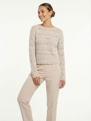 Sweter damski zimowy Sinsay ze sklepu: Sinsay w kategorii: Swetry damskie - zdjęcie CC22A15-4CA-6968_649IJ