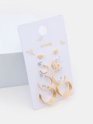 Kolczyki Sinsay ze sklepu: Sinsay w kategorii: Kolczyki - zdjęcie CC22A15-4CA-6968_6526Z