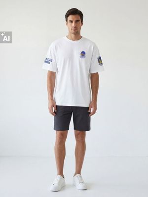 Sinsay - T-shirt męski w stylu młodzieżowym ze sklepu: Sinsay w kategorii: T-shirty męskie - zdjęcie CC22A15-4CA-6968_658JD