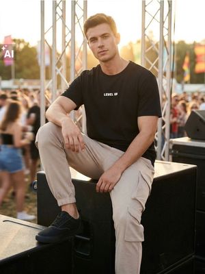 T-shirt męski Sinsay ze sklepu: Sinsay w kategorii: T-shirty męskie - zdjęcie CC22A15-4CA-6968_664JD