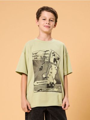 T-shirt chłopięce elegancki Sinsay ze sklepu: Sinsay w kategorii: T-shirty chłopięce - zdjęcie CC22A15-4CA-6968_668DY