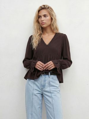 Bluzka damska Sinsay ze sklepu: Sinsay w kategorii: Bluzki damskie - zdjęcie CC22A15-4CA-6968_675JV