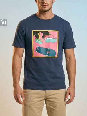 T-shirt męski Sinsay ze sklepu: Sinsay w kategorii: T-shirty męskie - zdjęcie CC22A15-4CA-6968_680JD