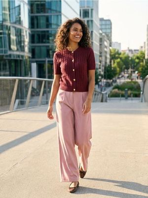 Spodnie damskie casual Sinsay ze sklepu: Sinsay w kategorii: Spodnie damskie - zdjęcie CC22A15-4CA-6968_683FJ