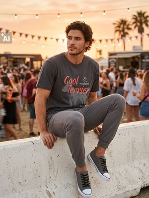 Sinsay - T-shirt męski młodzieżowy wiosenny ze sklepu: Sinsay w kategorii: T-shirty męskie - zdjęcie CC22A15-4CA-6968_686JD