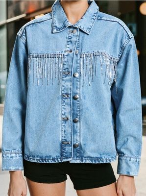Kurtka damska w stylu boho Sinsay ze sklepu: Sinsay w kategorii: Kurtki damskie - zdjęcie CC22A15-4CA-6968_688DB